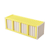 Maxbell Trading Card Storage Box Fashion Collectible Card Bin for Tabletop Gift Home Yellow