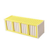 Maxbell Trading Card Storage Box Fashion Collectible Card Bin for Tabletop Gift Home Yellow
