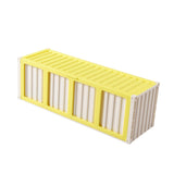 Maxbell Trading Card Storage Box Fashion Collectible Card Bin for Tabletop Gift Home Yellow