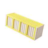Maxbell Trading Card Storage Box Fashion Collectible Card Bin for Tabletop Gift Home Yellow