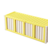 Maxbell Trading Card Storage Box Fashion Collectible Card Bin for Tabletop Gift Home Yellow