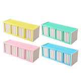 Maxbell Trading Card Storage Box Fashion Collectible Card Bin for Tabletop Gift Home Yellow