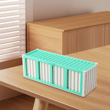 Maxbell Trading Card Storage Box Fashion Collectible Card Bin for Tabletop Gift Home Green