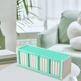 Maxbell Trading Card Storage Box Fashion Collectible Card Bin for Tabletop Gift Home Green