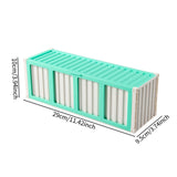Maxbell Trading Card Storage Box Fashion Collectible Card Bin for Tabletop Gift Home Green
