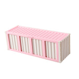 Maxbell Trading Card Storage Box Fashion Collectible Card Bin for Tabletop Gift Home Pink