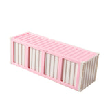 Maxbell Trading Card Storage Box Fashion Collectible Card Bin for Tabletop Gift Home Pink