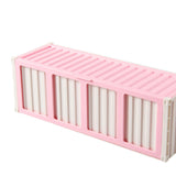 Maxbell Trading Card Storage Box Fashion Collectible Card Bin for Tabletop Gift Home Pink