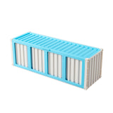 Maxbell Trading Card Storage Box Fashion Collectible Card Bin for Tabletop Gift Home Blue