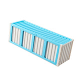 Maxbell Trading Card Storage Box Fashion Collectible Card Bin for Tabletop Gift Home Blue