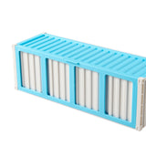 Maxbell Trading Card Storage Box Fashion Collectible Card Bin for Tabletop Gift Home Blue