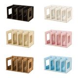 Maxbell Wooden Desktop Bookshelf Multifunctional File Organizer for Office Desk Dorm Black