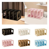 Maxbell Wooden Desktop Bookshelf Multifunctional File Organizer for Office Desk Dorm Black