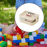 Maxbell Blocks Storage Box Puzzle Toys Organizer Storage Case for Gaming Adults Kids 3 Layers Light Red+others