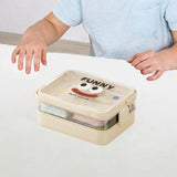 Maxbell Blocks Storage Box Puzzle Toys Organizer Storage Case for Gaming Adults Kids 3 Layers Light Red+others