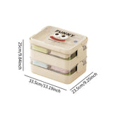 Maxbell Blocks Storage Box Puzzle Toys Organizer Storage Case for Gaming Adults Kids 5 Layers White