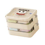 Maxbell Blocks Storage Box Puzzle Toys Organizer Storage Case for Gaming Adults Kids 5 Layers White