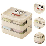 Maxbell Blocks Storage Box Puzzle Toys Organizer Storage Case for Gaming Adults Kids 5 Layers White