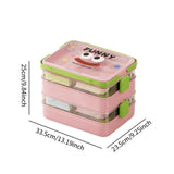 Maxbell Blocks Storage Box Puzzle Toys Organizer Storage Case for Gaming Adults Kids 5 Layers Pastel