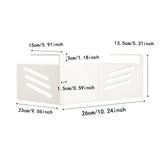 Maxbell Under Shelf Storage Basket Cabinet Hanging Shelf for Cupboard Cabinet Closet 26cmx23cmx13.5cm
