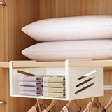 Maxbell Under Shelf Storage Basket Cabinet Hanging Shelf for Cupboard Cabinet Closet 26cmx23cmx13.5cm