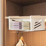 Maxbell Under Shelf Storage Basket Cabinet Hanging Shelf for Cupboard Cabinet Closet 26cmx23cmx13.5cm