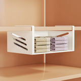 Maxbell Under Shelf Storage Basket Cabinet Hanging Shelf for Cupboard Cabinet Closet 26cmx23cmx13.5cm