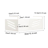 Maxbell Under Shelf Storage Basket Cabinet Hanging Shelf for Cupboard Cabinet Closet 32cmx23cmx13.5cm