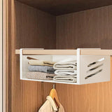 Maxbell Under Shelf Storage Basket Cabinet Hanging Shelf for Cupboard Cabinet Closet 38cmx23cmx13.5cm