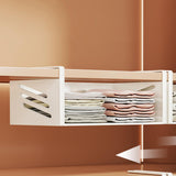 Maxbell Under Shelf Storage Basket Cabinet Hanging Shelf for Cupboard Cabinet Closet 38cmx23cmx13.5cm