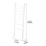 Maxbell Home Leaning Ladder Rack Storage Blanket Ladder for Laundry Bathroom Kitchen white