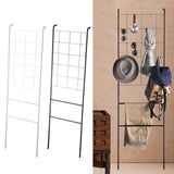Maxbell Home Leaning Ladder Rack Storage Blanket Ladder for Laundry Bathroom Kitchen white