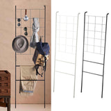 Maxbell Home Leaning Ladder Rack Storage Blanket Ladder for Laundry Bathroom Kitchen white