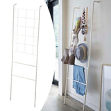Maxbell Home Leaning Ladder Rack Storage Blanket Ladder for Laundry Bathroom Kitchen white