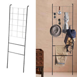 Maxbell Home Leaning Ladder Rack Storage Blanket Ladder for Laundry Bathroom Kitchen black