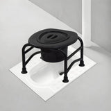 Maxbell Elderly Squat Toilet Seat Stool Potty Chair Stable Bottom Camp Travel Toilet with bucket