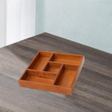 Maxbell Jewelry Organizer Tray Wood Stylish Earring Holder for Shop Bathroom Dresser