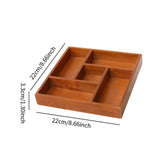 Maxbell Jewelry Organizer Tray Wood Stylish Earring Holder for Shop Bathroom Dresser
