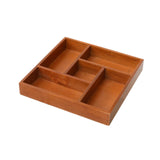 Maxbell Jewelry Organizer Tray Wood Stylish Earring Holder for Shop Bathroom Dresser