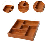 Maxbell Jewelry Organizer Tray Wood Stylish Earring Holder for Shop Bathroom Dresser