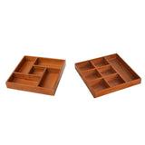 Maxbell Jewelry Organizer Tray Wood Stylish Earring Holder for Shop Bathroom Dresser