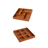 Maxbell Jewelry Organizer Tray Wood Stylish Earring Holder for Shop Bathroom Dresser