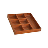 Maxbell Jewelry Tray Wooden Tabletop Bracelet Organizer for Jewelry Shop Home Drawer