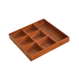 Maxbell Jewelry Tray Wooden Tabletop Bracelet Organizer for Jewelry Shop Home Drawer