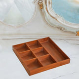 Maxbell Jewelry Tray Wooden Tabletop Bracelet Organizer for Jewelry Shop Home Drawer
