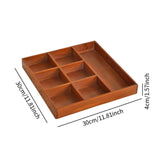 Maxbell Jewelry Tray Wooden Tabletop Bracelet Organizer for Jewelry Shop Home Drawer
