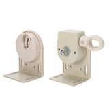 Maxbell Exterior Sun Shades Mounting Brackets Backyard Deck Patio Cordless Crank Kit Beige