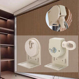 Maxbell Exterior Sun Shades Mounting Brackets Backyard Deck Patio Cordless Crank Kit Beige