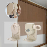 Maxbell Exterior Sun Shades Mounting Brackets Backyard Deck Patio Cordless Crank Kit Beige