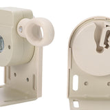 Maxbell Exterior Sun Shades Mounting Brackets Backyard Deck Patio Cordless Crank Kit Beige